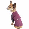 Dog Helios (R) 'Eboneflow' Mediumweight 4-Way-Stretch Flexible And Breathable Performance Dog Yoga T-Shirt - 3 of 4