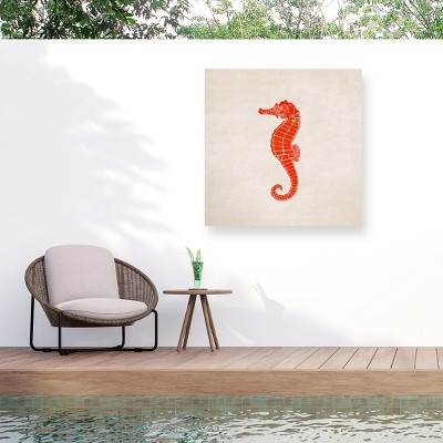 Trademark Fine Art - Emel Tunaboylu  Sea Horse Matted Framed Art