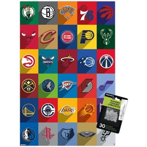 Trends International NBA League - Logos 25 Unframed Wall Poster Prints - 1 of 4