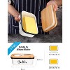 Metal Butter Dish with Lid and Stainless Steel Butter Knife, Double Silicone Seal for Freshness, Durable, Easy to Clean - 2 of 4