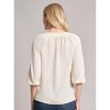 Jones New York Print V-Neck Pleated Kelly Blouse - 3 of 3