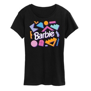Women's - Barbie - Retro Shapes Short Sleeve Graphic T-Shirt - 1 of 4