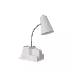 Organizer Task Lamp (Includes LED Light Bulb) White - Room Essentials™