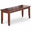 HomeStock Dining Bench with Wooden Seat - 4 of 4