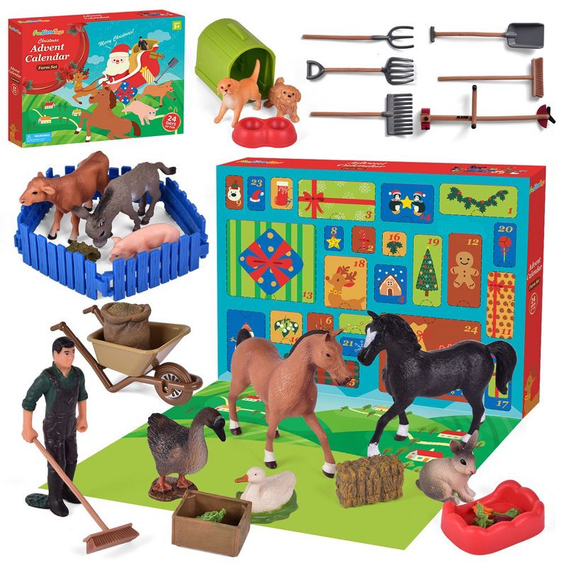 Fun Little Toys Christmas Advent Calendar - Farm Set, 2 of 8