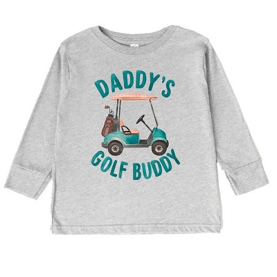 The Juniper Shop Daddy's Golf Buddy Toddler Long Sleeve Tee
