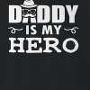 Rerun Island Men's Daddy Is My Hero Long Sleeve Graphic Cotton Pullover Sweatshirt - 2 of 3