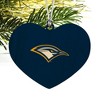 University of Tennessee at Chattanooga Primary Logo Heart Love Wood Christmas Tree Holiday Ornament - 2 of 3