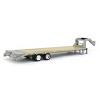 Greenlight Collectibles 1/64 Gooseneck Trailer Primer Gray with Red and White Conspicuity Stripes 30391 - 3 of 4