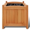 vidaXL Raised Bed Set of 2 Natural Wood Solid wood 11.8 x 11.8 in - 3 of 4