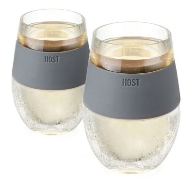 Zz Host Wine Freeze Cooling Cups 4pk