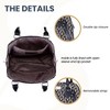 Signare USA Luxor Art Deco Black and White Convertible Top Handle Bag - 4 of 4