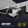 Car Dolly Set, 360° Rotating Anti-Skid Wheels, 1500LBS Capacity Wheel Dolly, Manganese Steel Construction, Antiskid Plate Design - 2 of 4