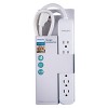 Philips 6-Outlet Surge Protector with 4ft Extension Cord, White - image 4 of 4