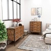 ORRD Industrial 4-Drawer Dresser, Rustic Wood & Steel Frame Clothes Organizer, Storage Cabinet for Bedroom or Living Room - 4 of 4