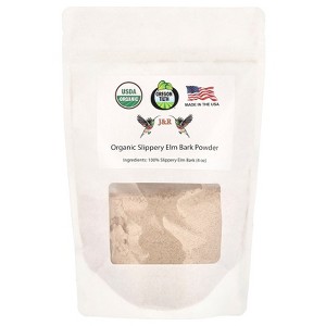 J&R Port Trading Organic Slippery Elm Bark Powder, 4 oz - 1 of 2