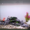 Unique Bargains Aquarium Terrariums Mountain for Fish Tank Landscape Decoration Gray Green 4.72" Height 1pcs - 2 of 4
