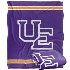 University Of Evansville Primary Logo Silky Touch Blanket White 50x60 - 1 of 4