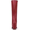 Allegra K Women's Halloween Round Toe Side Zip Block Heels Knee High Boots - 4 of 4