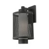 Livex Lighting Nottingham 1 - Light Wall Light in  Textured Black - 4 of 4