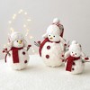 BABYYER Christmas Snowman Doll, Soft and Fabric Snowman Plush Toy for Holiday Home Decor, Desktop or Window Display - 2 of 4