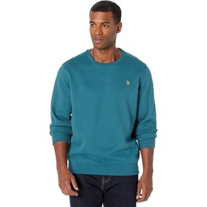 U.S. Polo Assn. Men's Long Sleeve Popover Crew Neck Fleece Sweatshirt - 1 of 3
