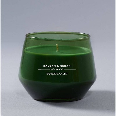 10oz Balsam & Cedar Studio Collection Glass Candle - Yankee Candle