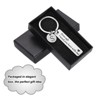 Unique Bargains Stainless Steel Personalized Durable Keychain with Gift Box 1 Set - 4 of 4