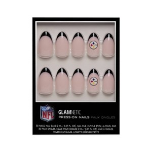 Glamnetic x Fanatics Pittsburgh Steelers Press-On Nails - 30ct - Ulta Beauty - 1 of 4