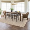 Coolmee Machine Washable Area Rug for Living Room Non-Slip Modern Abstract Accent Throw Floor Carpet for Bedroom Dining Room - 3 of 4