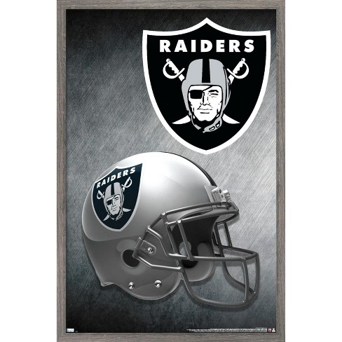 NFL Las Vegas Raiders – Logo 20 Wall Poster, X 34, Framed