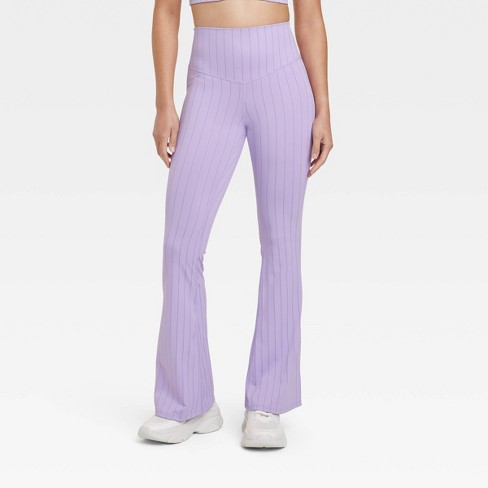 Women's Rib Flare Leggings - Joylab™ Light Purple Xxl : Target