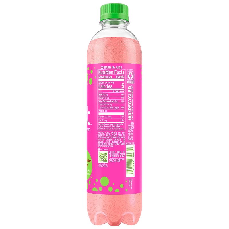 bubly Burst Watermelon Lime Sparkling Water - 16.9 fl oz Bottle, 3 of 5