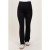 Pinkblush Black High Waist Maternity Kick Flare Pants - 4 of 4