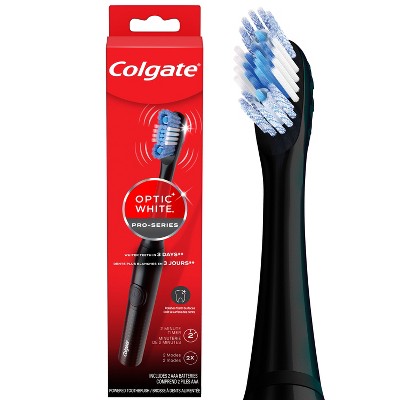 Colgate Optic White Pro Series Sonic Battery Powered Toothbrush - Black