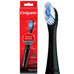Colgate Optic White Pro Series Sonic Battery Powered Toothbrush - Black - 1 of 4