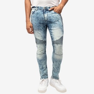 RAW X Men's Slim Stretch Moto Jeans - 1 of 4