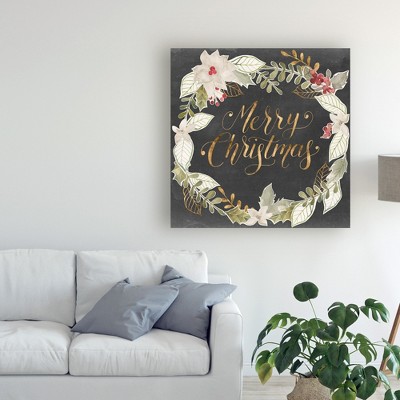 14'' Square Framed Merry Christmas Canvas Art