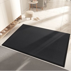 ROVSUN Front Door Mat Indoor Outdoor Entrance, Welcome Floor Mats - 1 of 4