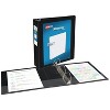 Avery Showcase 2" 3-Ring View Binders Slant Ring Black (19700) - 2 of 4