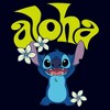 Junior's Women Lilo & Stitch Aloha Wavy Text T-Shirt - image 2 of 4