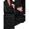 PAVILIA Womens Robe Fleece Plush Soft, Fluffy Fuzzy Cozy Warm Lightweight Bathrobe, Shower Spa House Long - image 3 of 4