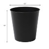 happimess Nolan Modern Classic Smooth Steel 2-Gallon Wastebasket - 4 of 4