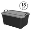 Life Story Multi-Purpose 55 Quart Stackable Storage Container with Secure Snapping Lids for Home Organization - 2 of 4