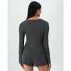 Hanes Originals Women’s SuperSoft Comfywear Rib Long Sleeve T-Shirt - 3 of 4