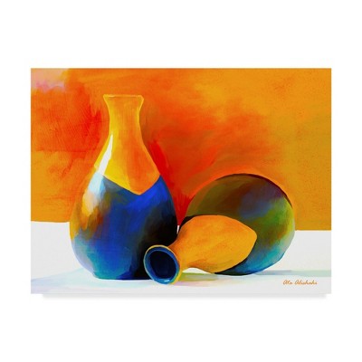 18" x 24" Two Vases by Ata Alishahi - Trademark Fine Art