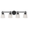 Craftmade Lighting Drake 4 - Light Vanity in  Flat Black - 3 of 4