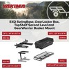 Yakima EXO SwingBase Hitch Rack Bundled with EXO GearLocker Rooftop Box, EXO TopShelf Hitch Base Rack Storage, and EXO GearWarrior Basket Mount, Black - 4 of 4
