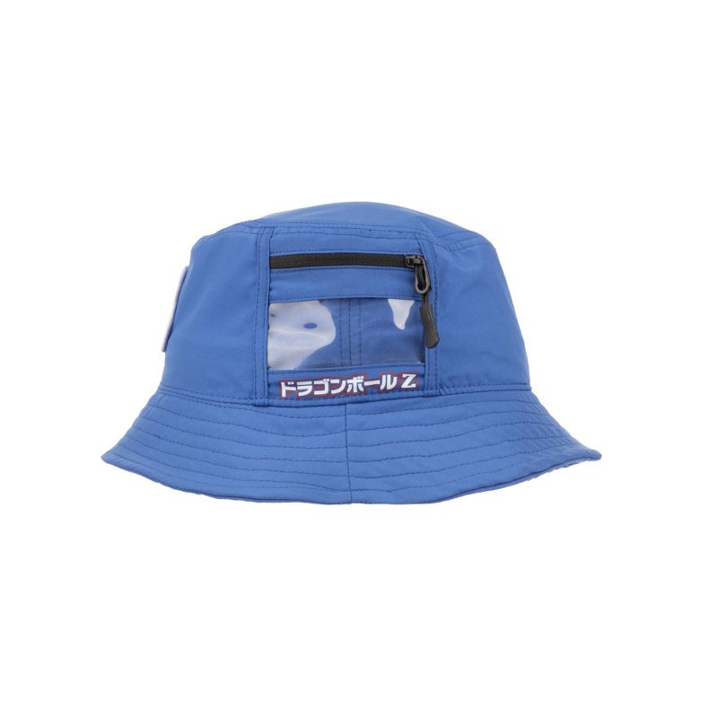 Dragon Ball Z Vegeta Blue Cargo Pocket Bucket Hat, 3 of 7