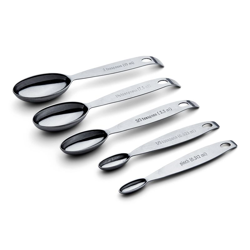 Cuisipro Stainless Steel Odd Size Measuring Spoons, 5 Piece Set, 2 of 3